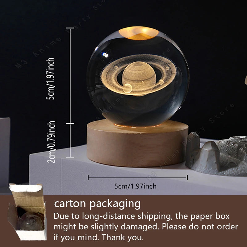 Cosmora™ — Esfera Cósmica de Cristal 3D